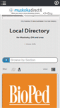 Mobile Screenshot of directory.muskokadirect.info